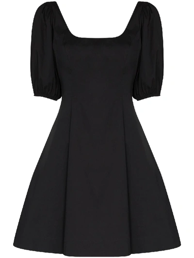 Shop Staud Laelia Mini Dress In Black
