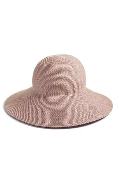 Shop Eric Javits 'hampton' Straw Sun Hat In Blush