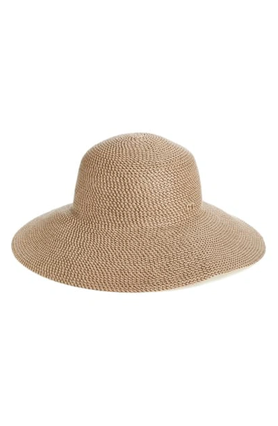 Shop Eric Javits 'hampton' Straw Sun Hat In Bark