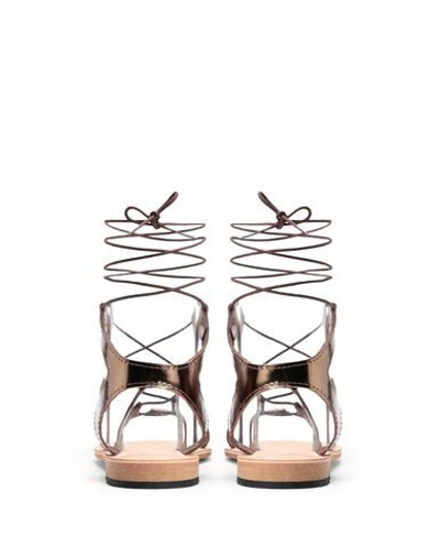 Shop 8 By Yoox Sandals In Bronze
