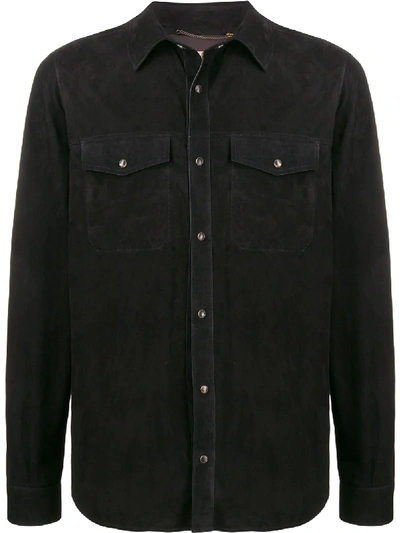 Shop Ajmone Molly Long-sleeve Shirt In Black