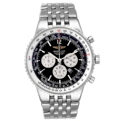 Shop Breitling Navitimer Heritage Black Dial Automatic Mens Watch A35340 In Not Applicable
