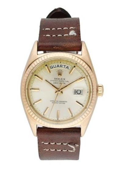 Shop Rolex Day-date President 1803 Vintage Rose Gold Mens Watch In Not Applicable