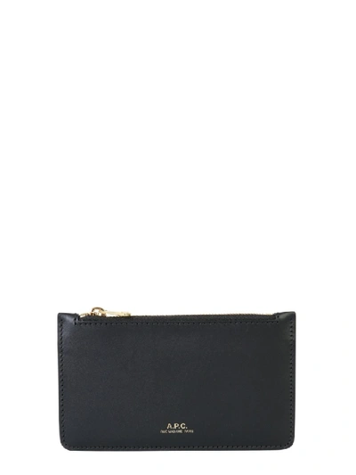 Shop Apc Willow Black Leather Card Holder