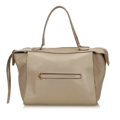 Shop Celine Small Ring Bag In Neutrals