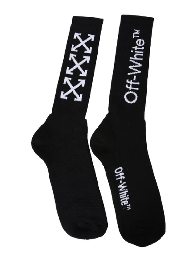 Shop Off-white Black Cotton Socks