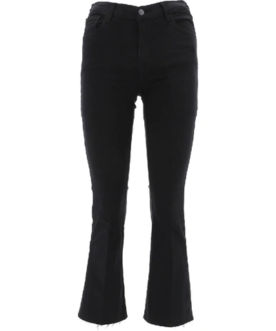 Shop J Brand Selena Black Cotton Jeans