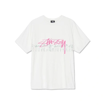 People Stripe Pig. Dyed Tee In White