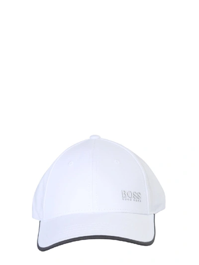 Shop Hugo Boss White Cotton Hat