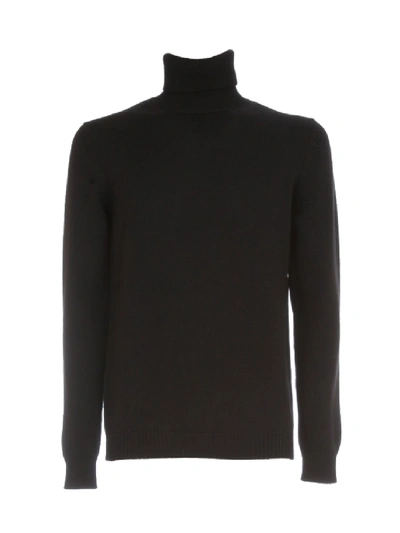 Shop Nuur Sweater L/s Turtle Neck In Black