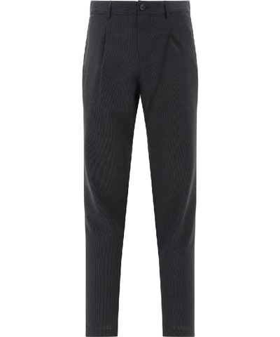 Shop Apc Grey Wool Pants In Black