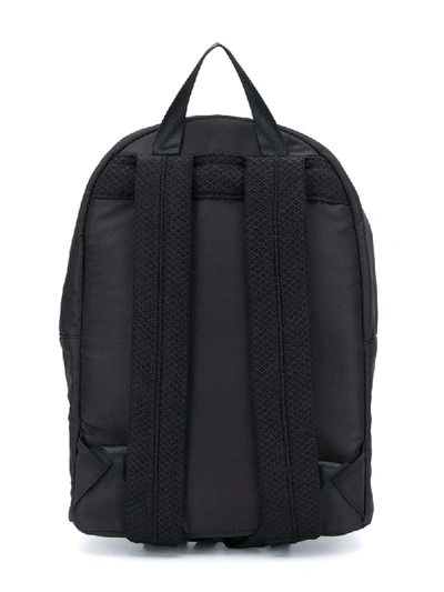 Shop Dkny Logo-tape Backpack In Black