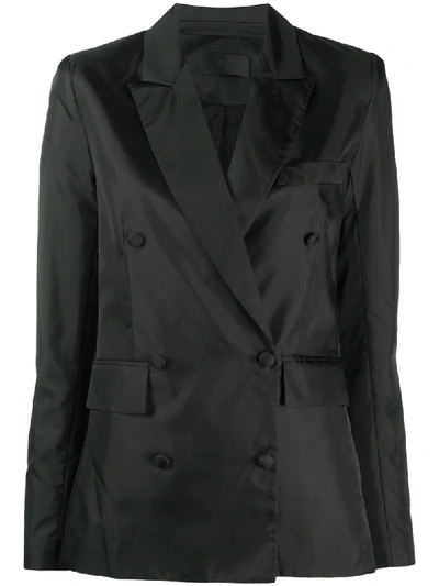 Shop Rta Double-breasted Tailored Blazer In Black