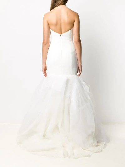Shop Vera Wang 'gemma' Hochzeitskleid In White