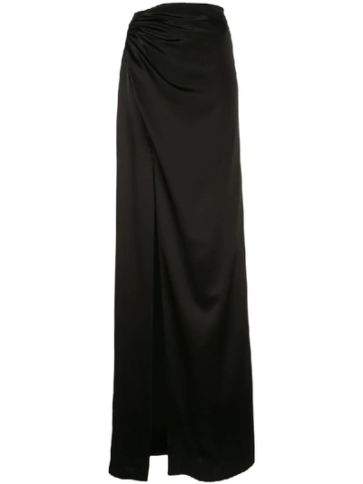 Shop Cinq À Sept Kaitlyn Maxi Skirt In Black