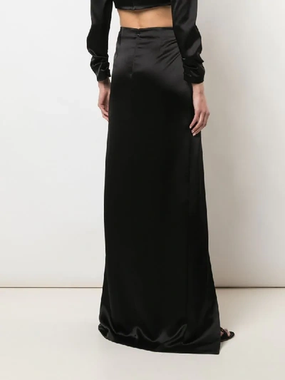 Shop Cinq À Sept Kaitlyn Maxi Skirt In Black