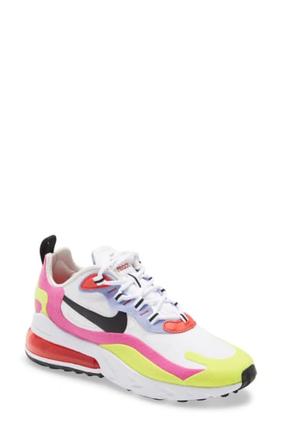 Shop Nike Air Max 270 React Se Sneaker In White/ Thistle/ Black/ Red