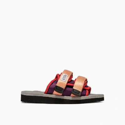 Shop Suicoke Sandals Og-056cabw In Pink Gray