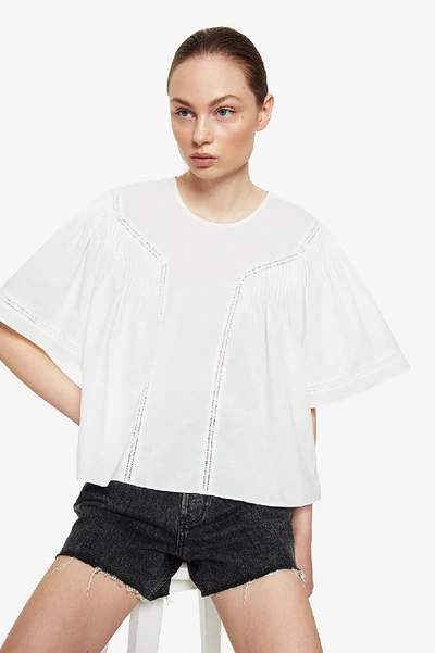 Shop Anine Bing Eloise Top In White