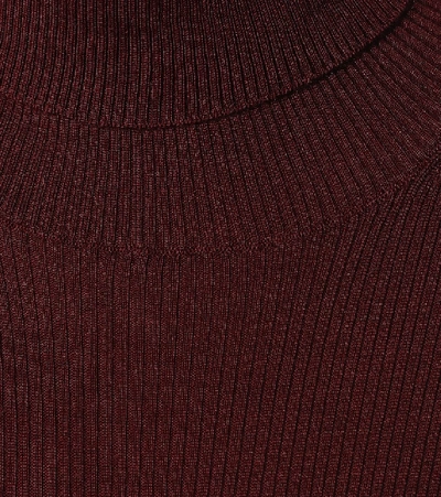 Shop Ferragamo Cashmere, Wool And Silk Sweater In Red