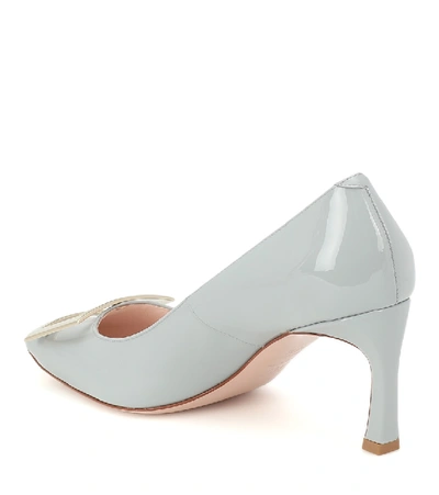 Shop Roger Vivier Belle Vivier Trompette 70 Pumps In Blue