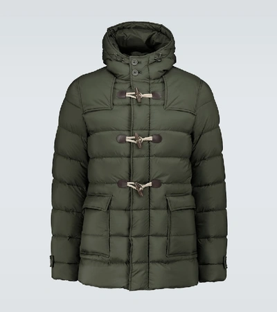 Shop Herno Montgomery Legend Quilted Jacket In Green