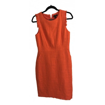 Pre-owned Jcrew Red Cotton Dress