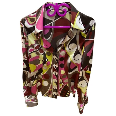Pre-owned Emilio Pucci Multicolour Silk  Top