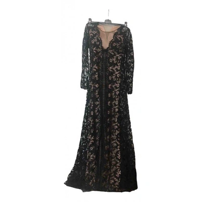 Pre-owned Alberta Ferretti Black Lace Dress