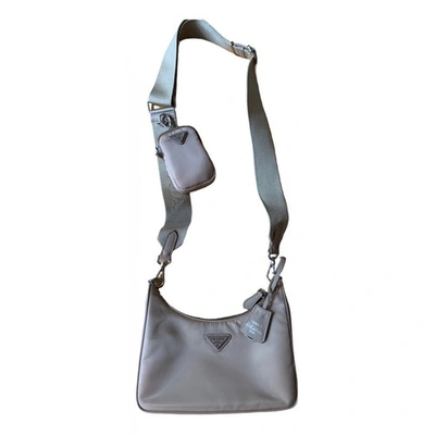 Pre-owned Prada Re-edition Beige Handbag