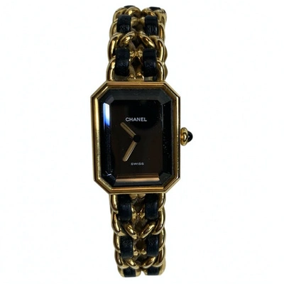 Pre-owned Chanel Premiã¨re Watch In Gold