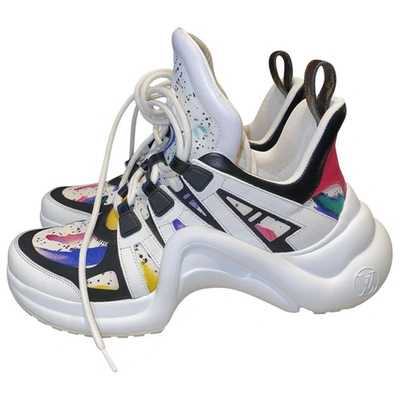 Pre-owned Louis Vuitton Archlight Leather Trainers In Multicolour