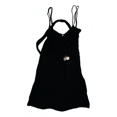 Pre-owned Patrizia Pepe Mini Dress In Black