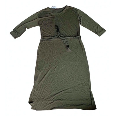 Pre-owned Comptoir Des Cotonniers Khaki Dress