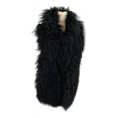 Pre-owned Sylvie Schimmel Black Fur Knitwear