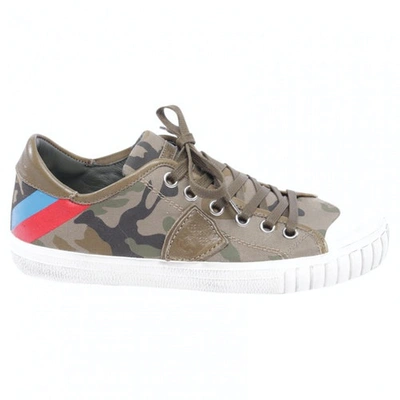 Pre-owned Philippe Model Multicolour Leather Trainers