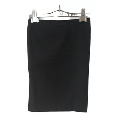 Pre-owned Alexander Mcqueen Mid-length Skirt In Black