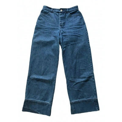 Pre-owned Kowtow Blue Cotton Jeans