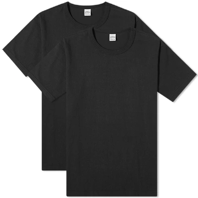 Shop The Real Mccoys The Real Mccoy's Tee - 2 Pack In Black