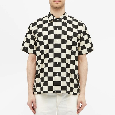Shop The Real Mccoys The Real Mccoy's Buco Checkered Shirt In Black