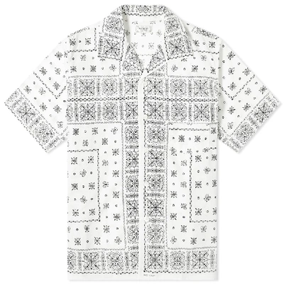 Shop The Real Mccoys The Real Mccoy's Joe Mccoy Bandana Shirt In White