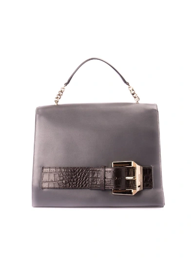 Shop Class Roberto Cavalli Glam Belt Bag In Grey