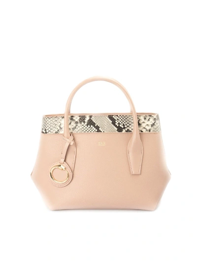 Shop Class Roberto Cavalli Dafne Small Bag In Light Pink