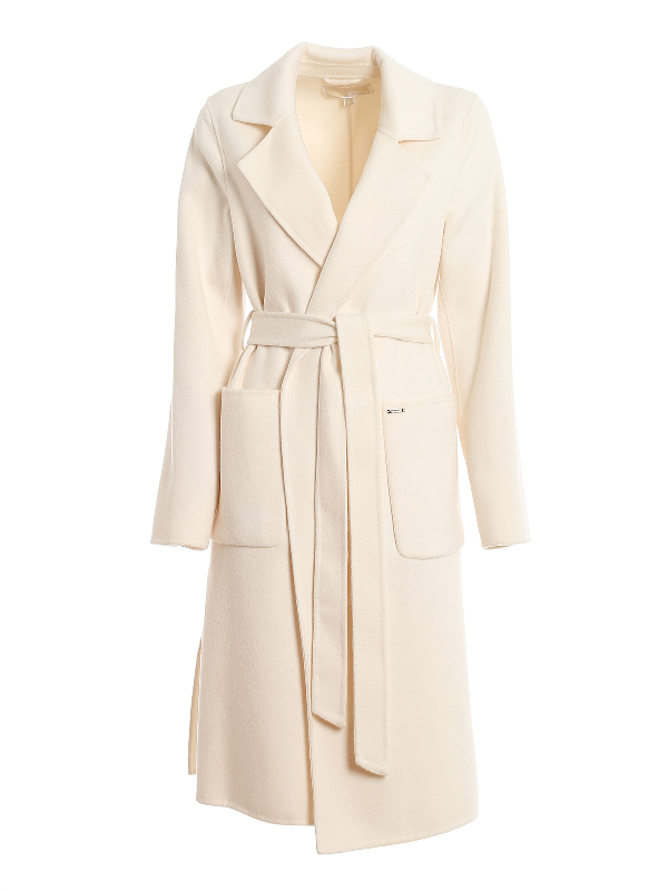michael kors wool wrap coat