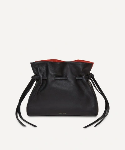 Shop Mansur Gavriel Mini Leather Protea Cross-body Bag