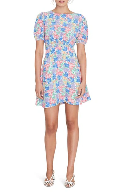Shop Faithfull The Brand Sidonie Floral Minidress In Jemima Floral Print