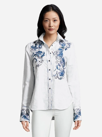 Shop Robert Graham Limited Edition Wanderlust Embroidered Shirt In Multi