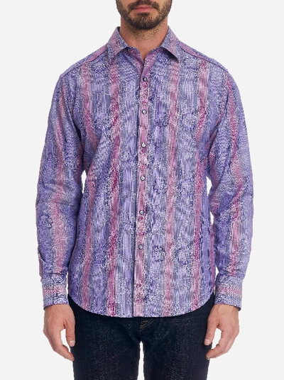 Shop Robert Graham Reverb Sport Shirt Tall In Multi