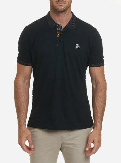 Shop Robert Graham Easton Polo In Black