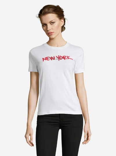 Shop Robert Graham Rg Nyc T-shirt In White